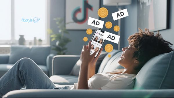 موقع لربح المال من مشاهدة الإعلانات على تيك توك