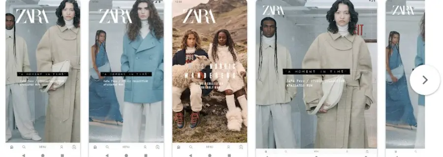تطبيق Zara كأحد أفضل تطبيقات لشراء الملابس عبر الإنترنت