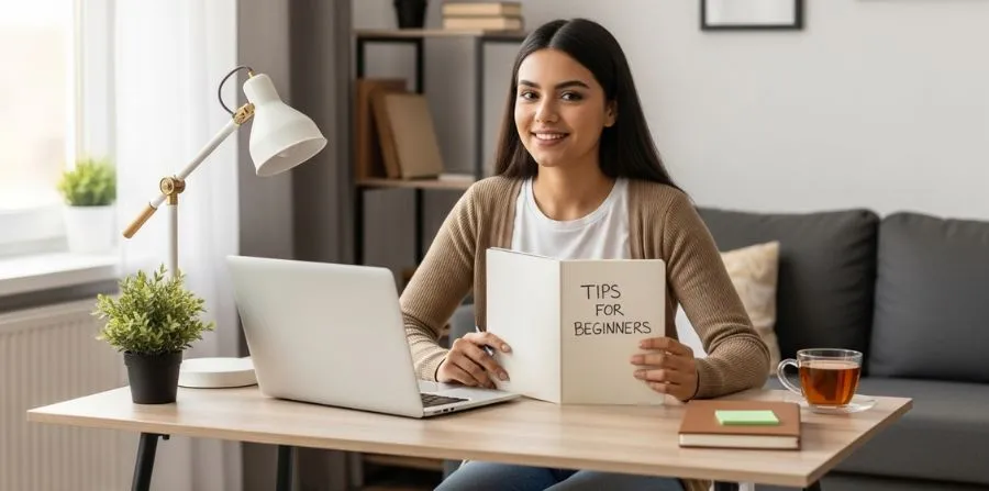 نصائح للمبتدئين في العمل من المنزل